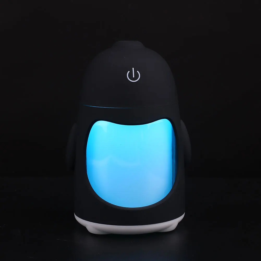 

USB Penguin Pattern Air Humidifier Aroma Diffuser Desktop Essential Oil Air Purifier Mist Maker