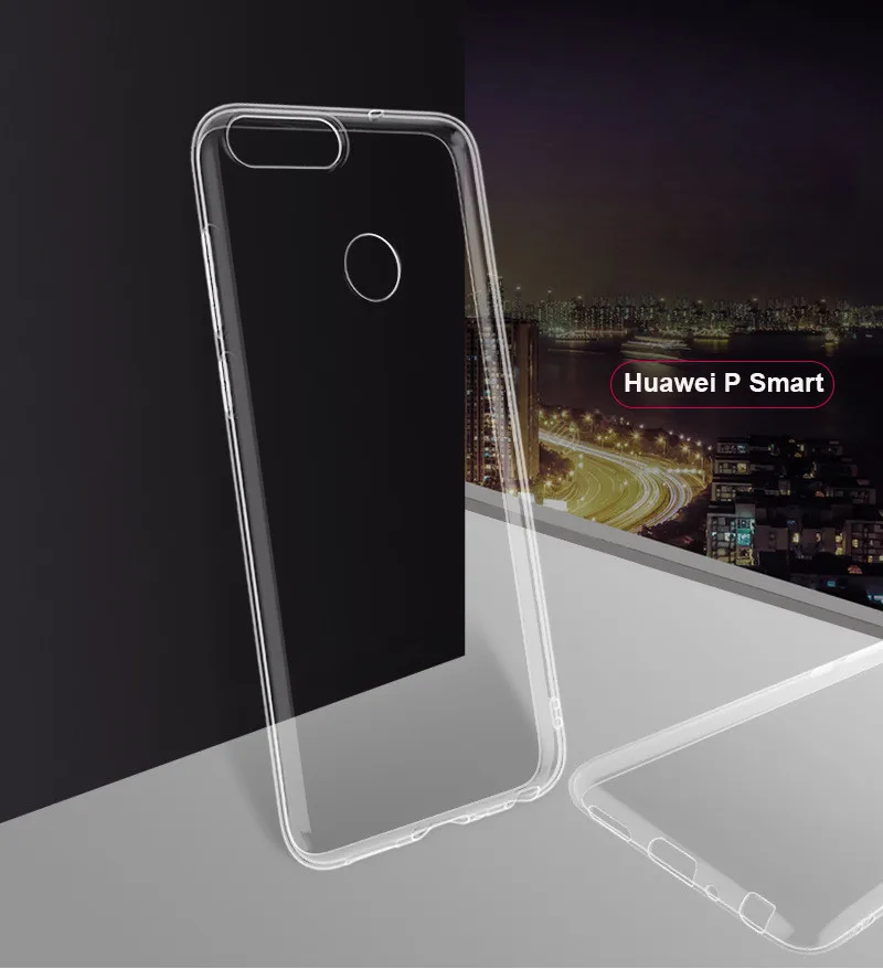 ultra thin transparent soft silicone tpu case for huawei honor 7a pro y9 2018 p smart 01