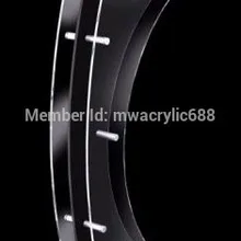 C форма Прозрачная Съемная акриловая Трибуна Lectern