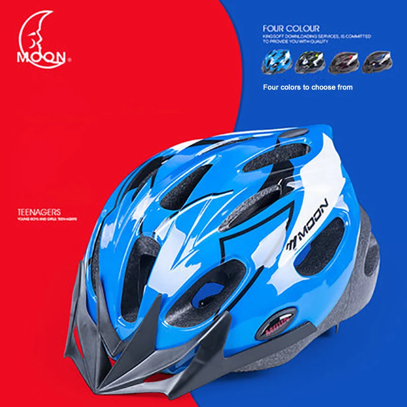 

MOON High Quality Kids Bicycle Helmet PVC+EPS Ultralight Children Cycling Helmet 16 Air Vents Safety Kids Bike Helmet