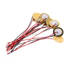 10 Pcs Piezoelectric Piezo Ceramic Wafer Plate Dia 15mm For Buzzer Loudspeaker Z10 Drop ship