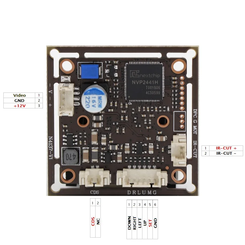 CCTV AHD камера 1080P SONY 1/2. " IMX307+ NVP2441H CMOS плата 2,0 мегапикселя 4 в 1, для CCTV AHD, CVI, TVI, аналоговая камера