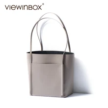 Viewinbox 2017 New Stylish High Quality Ladies Cowhide Leather Big Tote Handbag Designer Office Bags For Women Top-Handle Bags