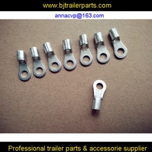 100 шт. Круглые клеммы фиолетовая медь RNB3.5-4 подходит для кабеля 2,5-4 мм