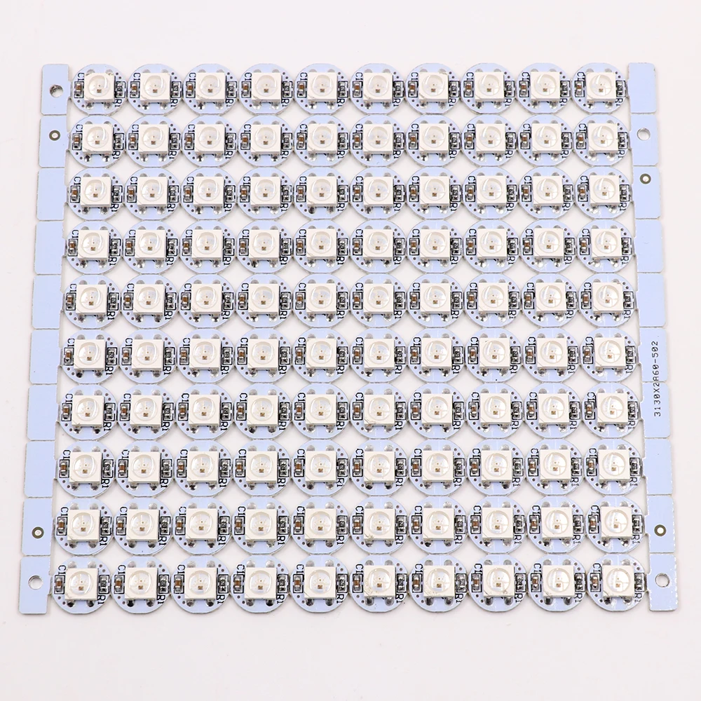 100 шт. Адресуемая WS2812B SK6812 светодиодная мини-плата WS2811 IC SMD5050 RGB/RGBW/WWA/RGBNW/RGBWW светодиодный пиксельный узел белый/черный PCB 5 В