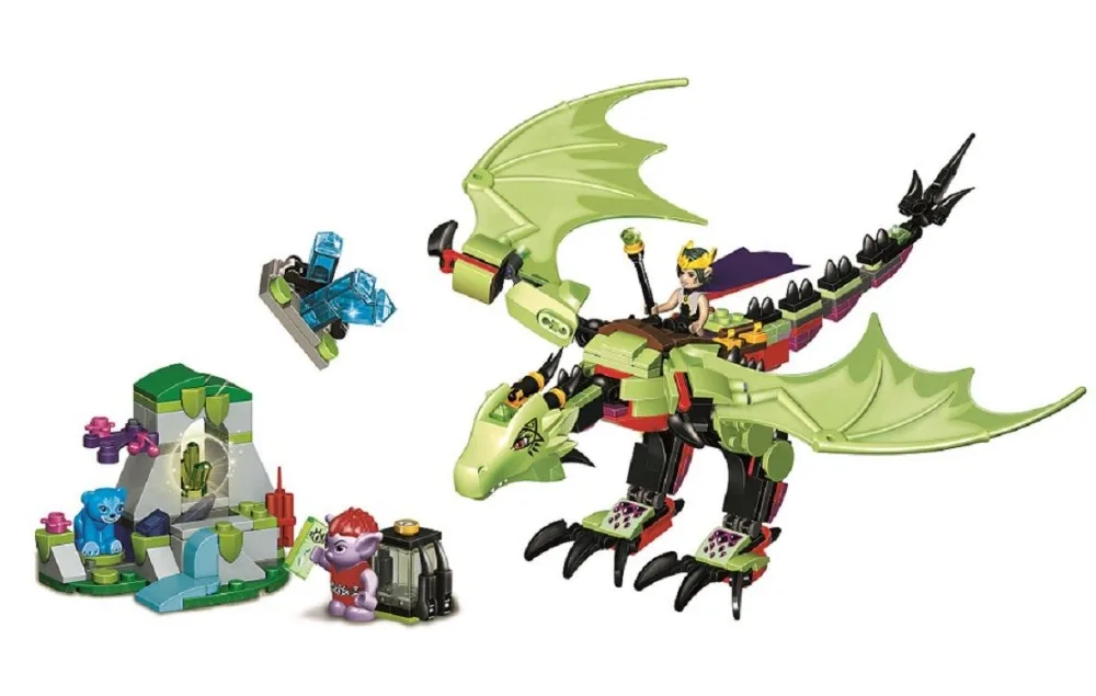 LEGO Elves The Goblin King's Evil DRAGON 41183 Building Kit (8)