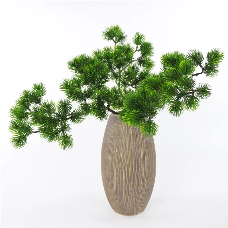 

1pcs 40cm Artificial Silk beauty pine Leaves for Home Wedding Party Decor Craft Multicolor Fall Vivid Fake Flower Leaf