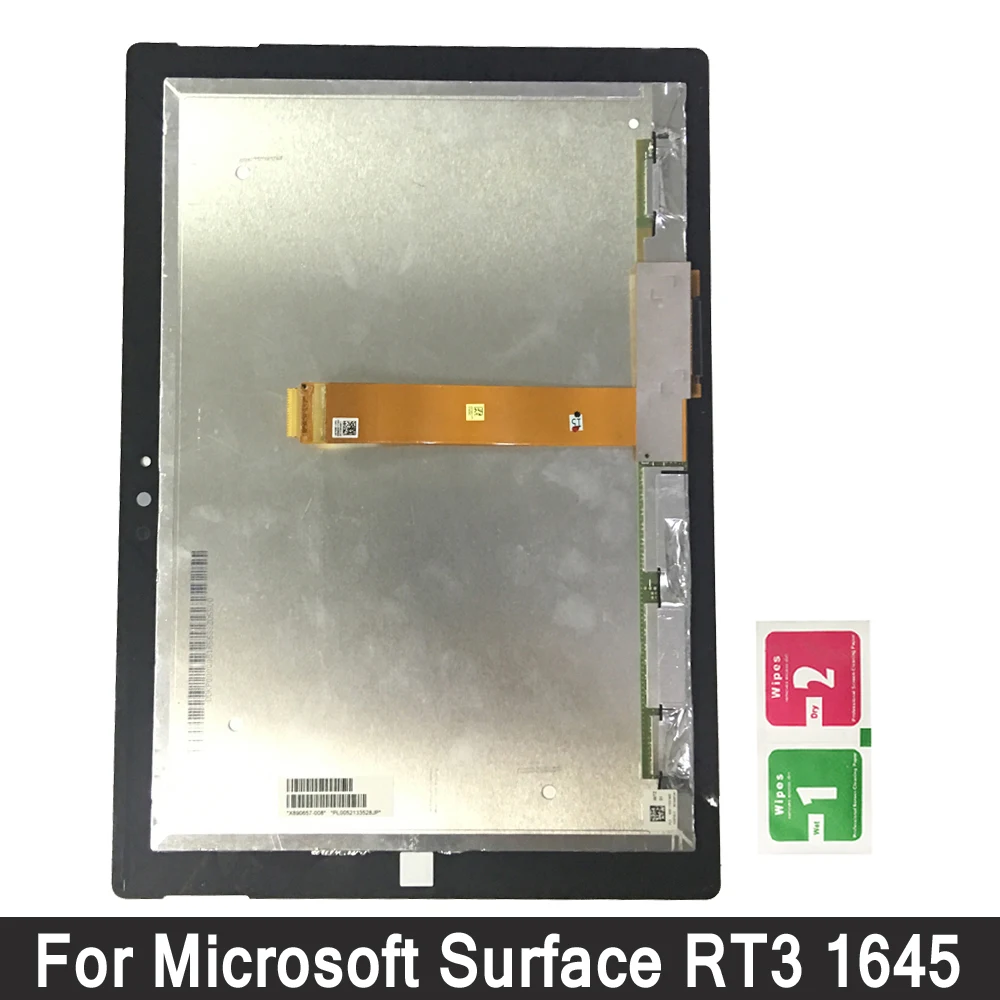 

LCD Display For Microsoft Surface Pro 1645 RT3 Touch Screen Digitizer Panel Assembly