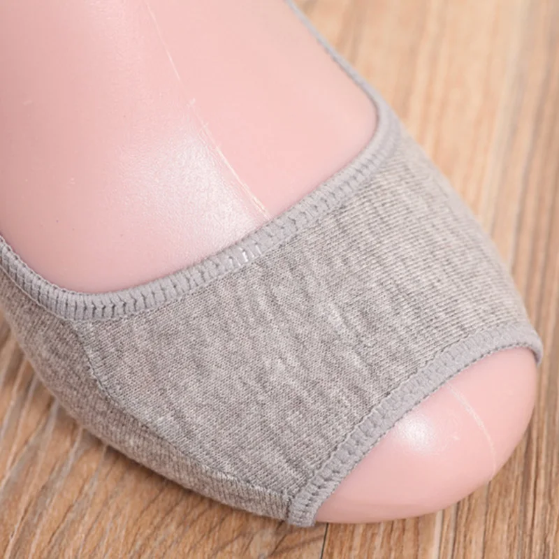

Newly Fashion Lovely Women Modal Elastic Invisible Liner No Show Peds Low Cut Peep Toes Open Toe Socks VK-ING