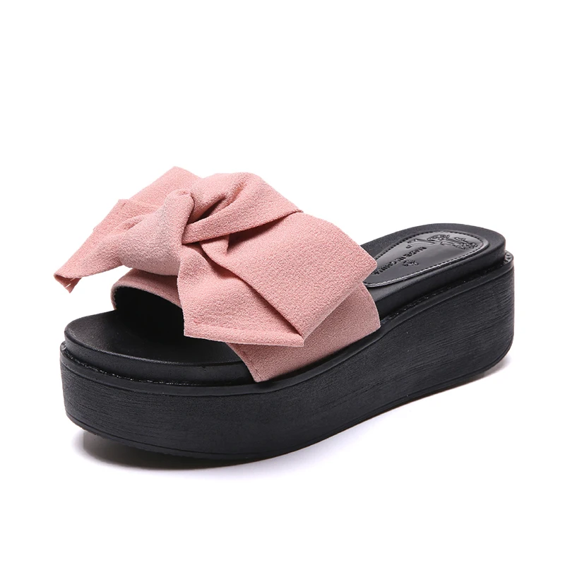 Brand Large Sizes 34-41 Wedges peep Toe Summer women's Shoes Woman Sandals slippers chunky sandals Brand Large Sizes 34-41 Wedges peep Toe Summer women's Shoes Woman Sandals slippers chunky sandals