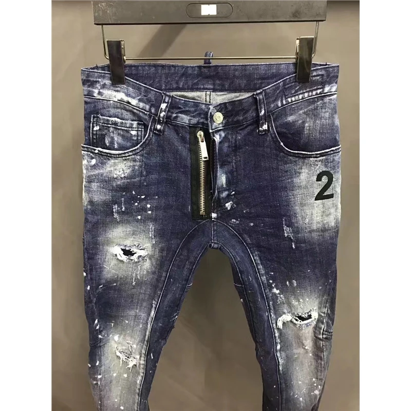 Metal zipper Brand basic classic Mens Casual Slim jeans men water washed stretch denim Top Quality Fit Loose Waist Jeans For man Metal zipper Brand basic classic Mens Casual Slim jeans men water washed stretch denim Top Quality Fit Loose Waist Jeans For man