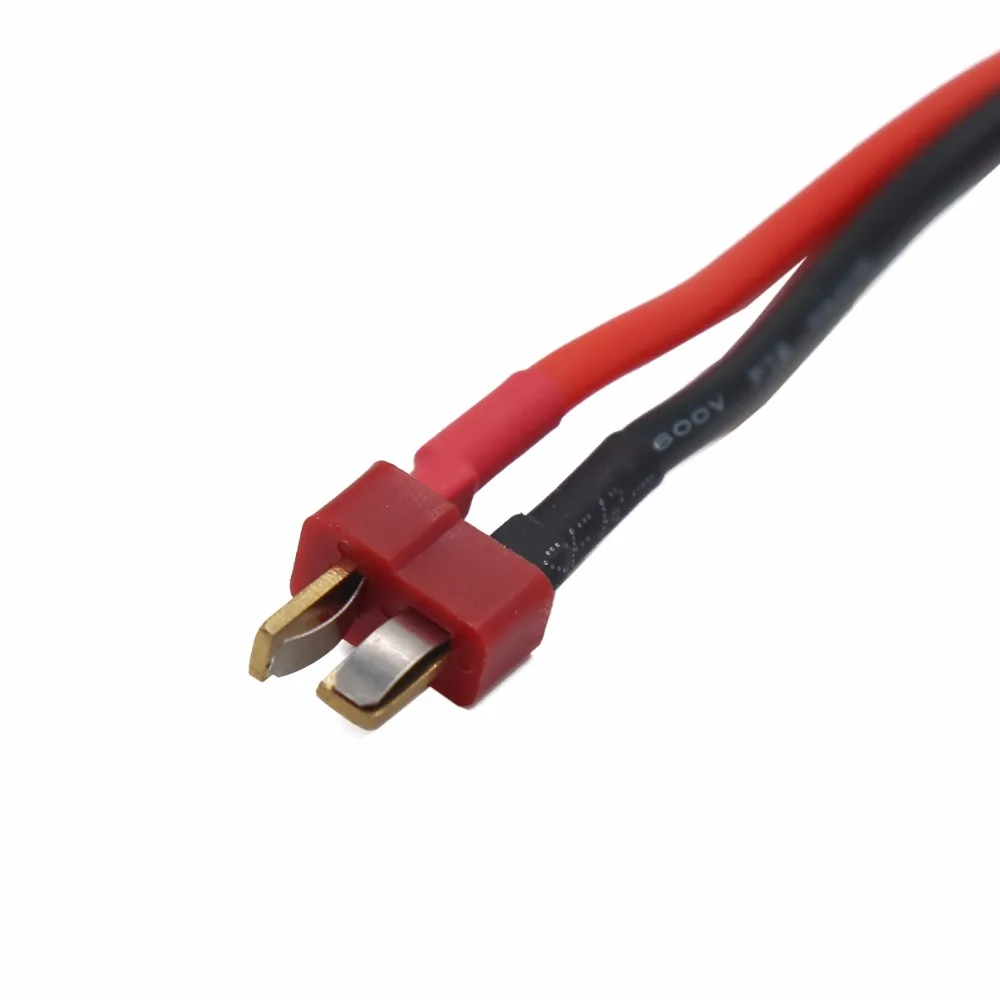 T Plug Connector Male Female with Housing 10CM Silicone Wire 12AWG FPV Parts 40%Off