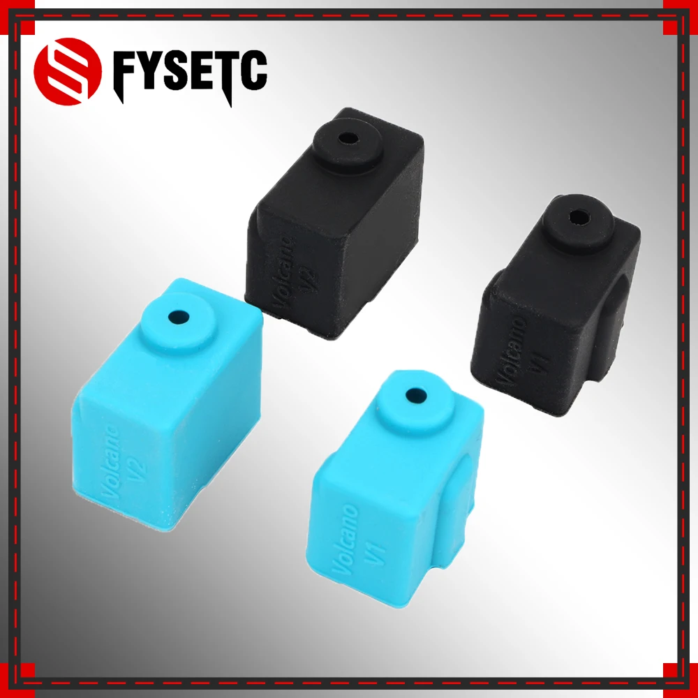 

Silicone Socks of Volcano V2 Heater Block 24x20x11.5mm Silicone Insulation Sock for PT100 cartridge SILICONE HEATER BLOCK COVER