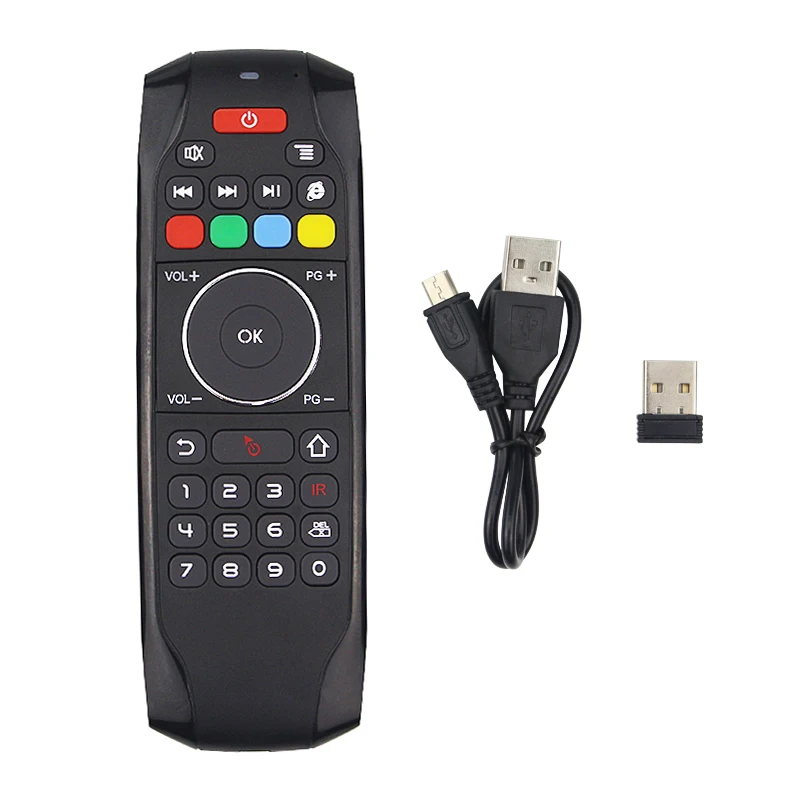 2,4 ГГц Air mouse IR Learning дистанционное управление гироскоп мини клавиатура для Windows Mac OS Android tv Box проектор HTPC ПК планшет