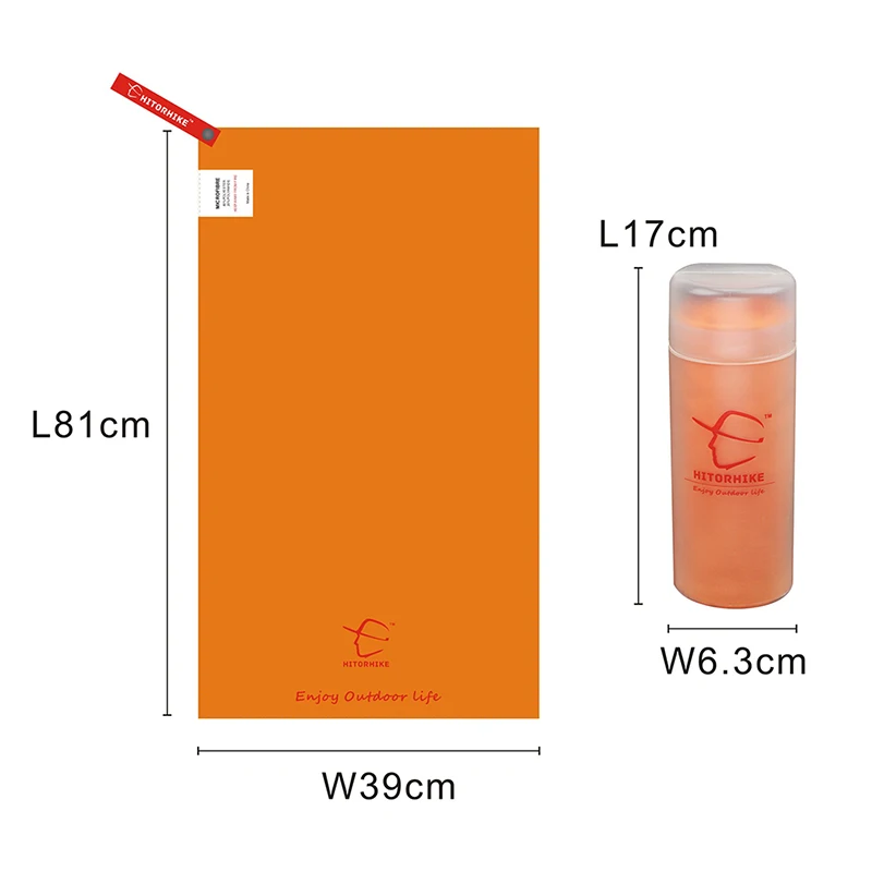 HITORHIKE 81x39 см Быстросохнущий компактный светильник из микрофибры для путешествий, спорта, кемпинга, плавания, полотенец, банный лист с сумкой для переноски на открытом воздухе
