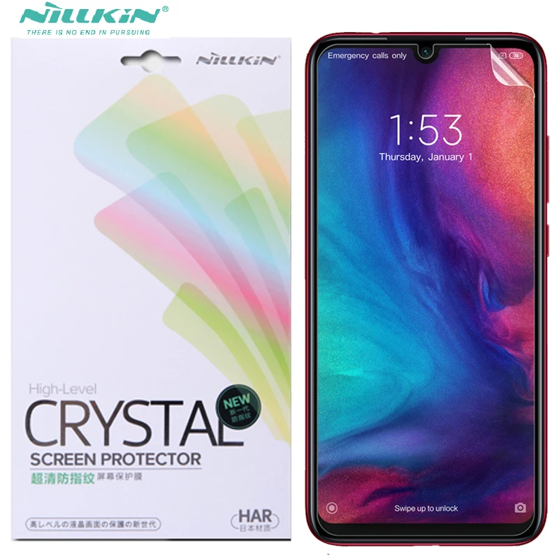 

Nillkin glossy Screen Protector For xiaomi redmi note 7 anti-fingerprint Matte protective film For xiaomi redmi note 7 6.3"