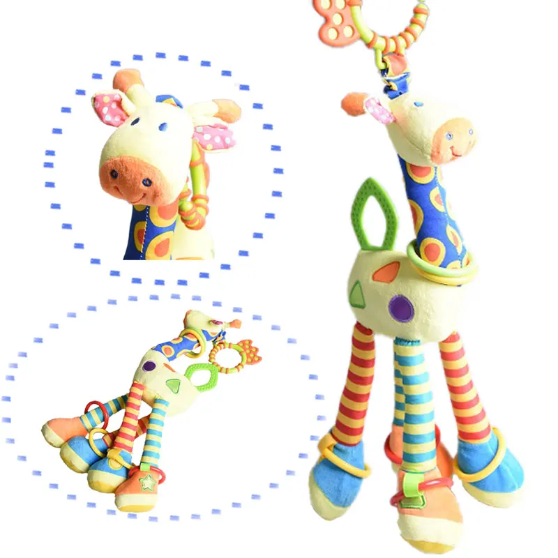 New infant toy rattles ultra long (46cm) hanging giraffe baby toys