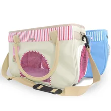 Модная дышащая сумка для собак, переносная складная сумка на одно плечо для маленьких кошек и собак PB748