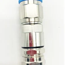 N Штекерный разъем для 1/" кабеля, RF разъем L16 N Тип коаксиальный разъем для 50-9 винтовой гофре Радиочастотный кабель 1 шт