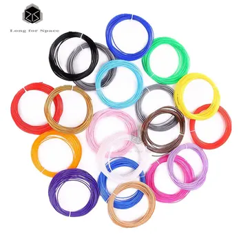 New 20Pieces/lot ABS 5M/pcs 20 Colors 1.75mm PLA 3D Print Filament For 3D Printer Pen