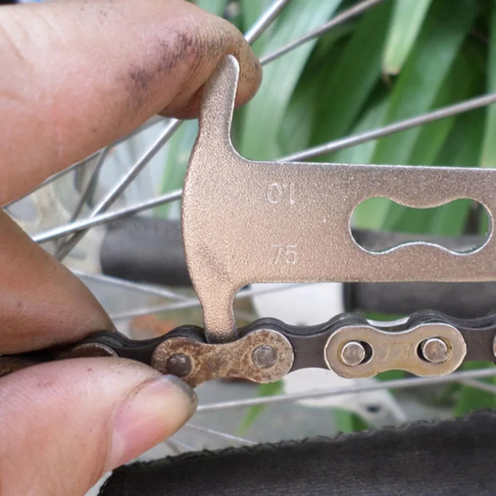 Bicycle Bike Chain Checker Wear Indicator Measure Tool Gauge Repair checker nw