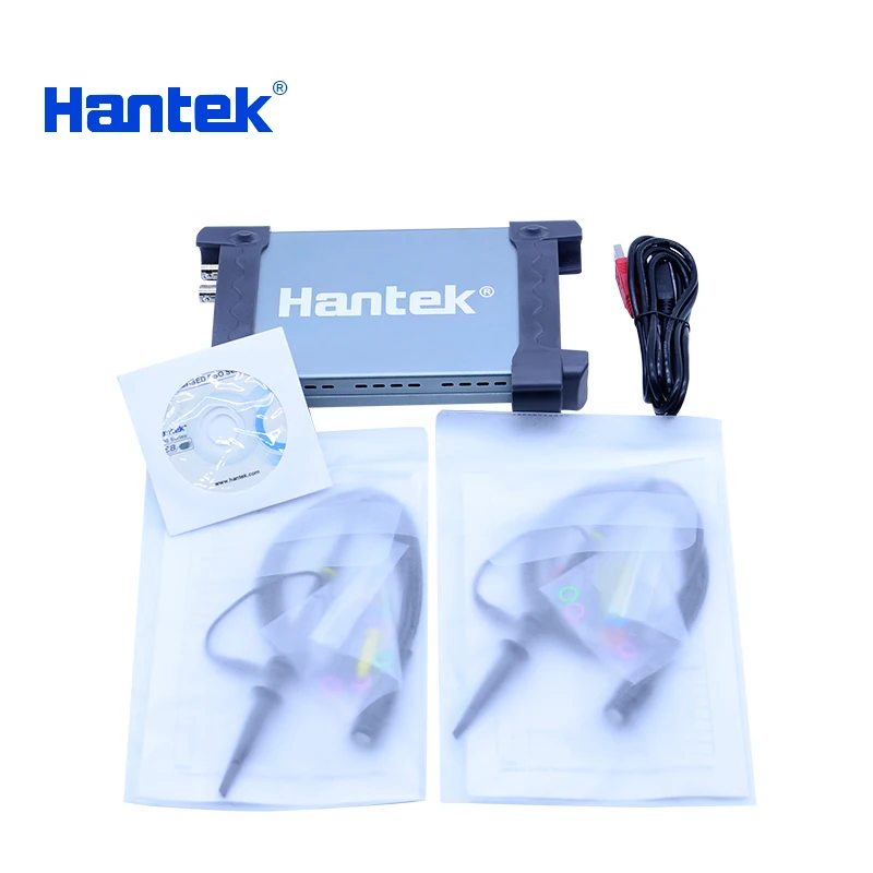 

Portable oscilloscope Hantek PC 2 Channels 20MHz-200MHz 48MS/s-250MSa/s Oscilloscope USB 2.0 6002BE series Support Win 7/8/10/NT