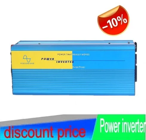 

High quality 5000W Pure sine wave inverter 12V/24V/48V DC to 110V/220V AC, PV Solar Inverter