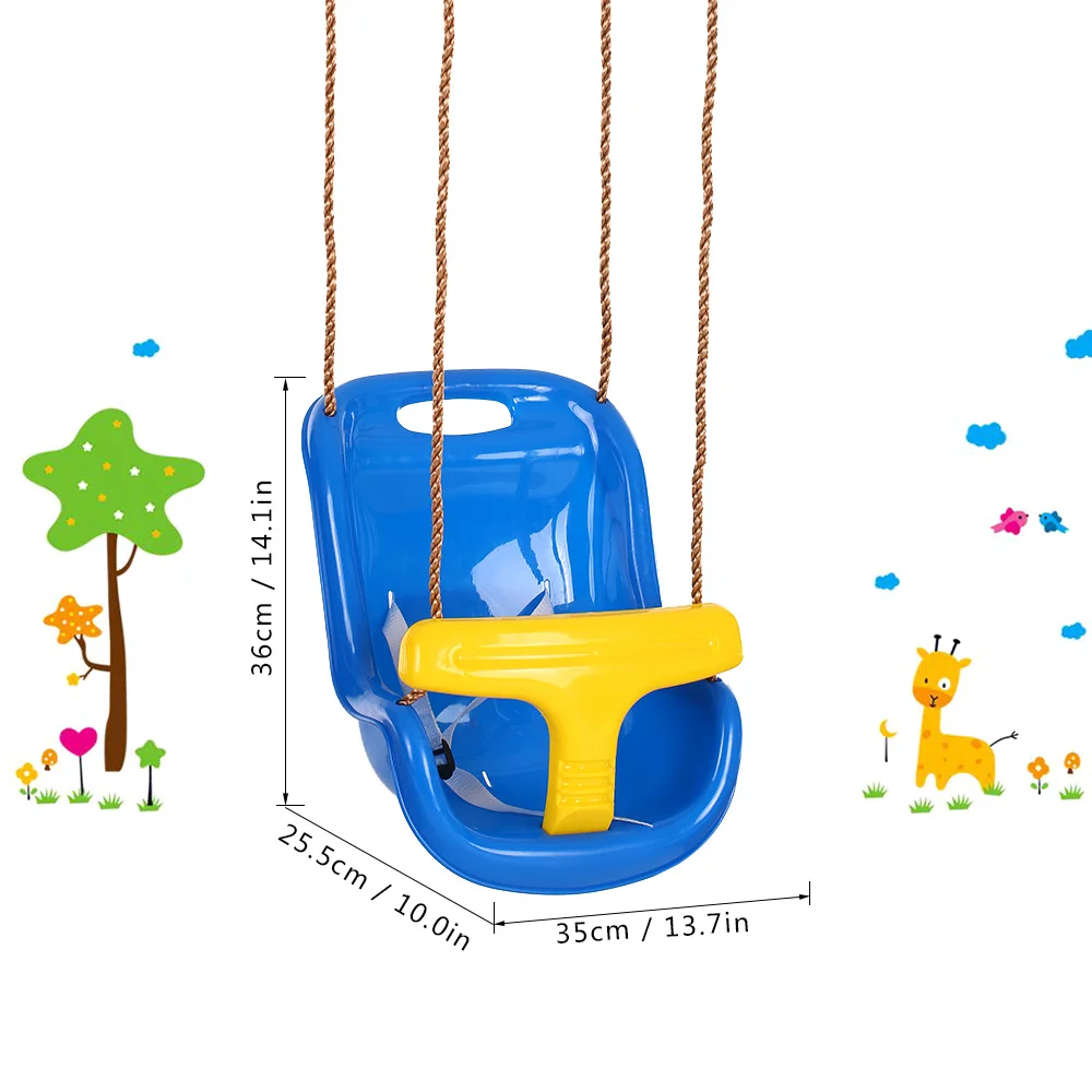 Children Indoor Outdoor Swings Seat Toys Kids Chair Plastic
