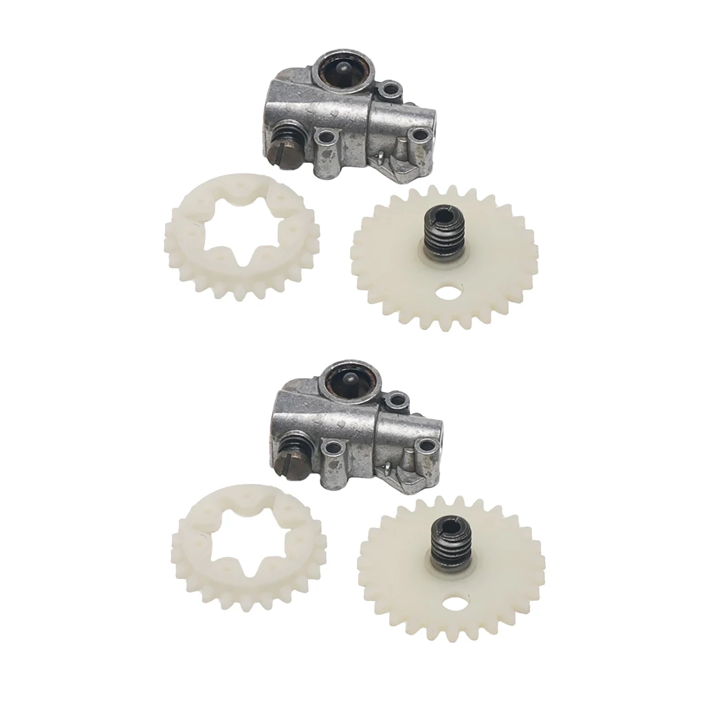 

2 Sets Chain Oil Pump Spur Gear Wheel for Stihl 028 038 048 MS380 MS381 Chainsaw NEW Replacements