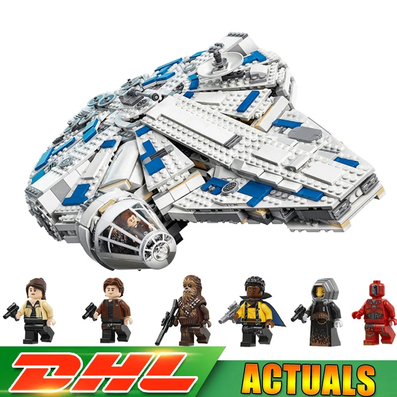 

Legoinglys 75212 LEPIN Star Wars 05142 Building Blocks Force Awakens Kessel Run Millennuim Falcon Model Kids Toy Christmas Gift