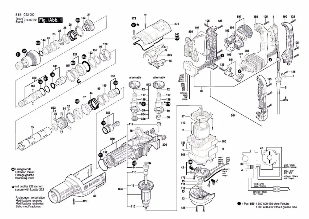 Ac 220v/240v Armature Rotor Replacement 