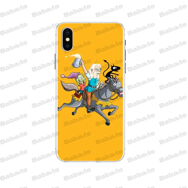 Babaite Disenchantment Мягкий Силиконовый ТПУ чехол для телефона чехол для Apple iPhone 5 5S SE 6 6S 7 8 Plus X XS MAX XR мобильных телефонов