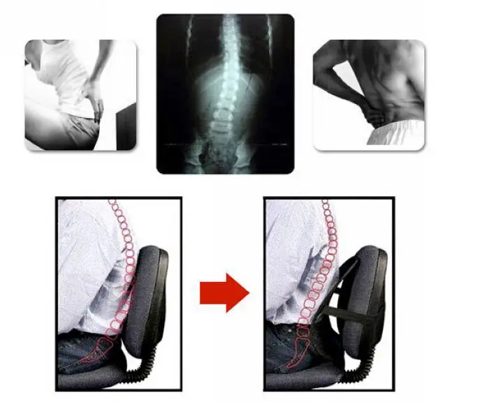 Asiento de coche silla de oficina masaje posterior soporte lumbar ... Asiento de coche silla de oficina masaje posterior soporte lumbar ...