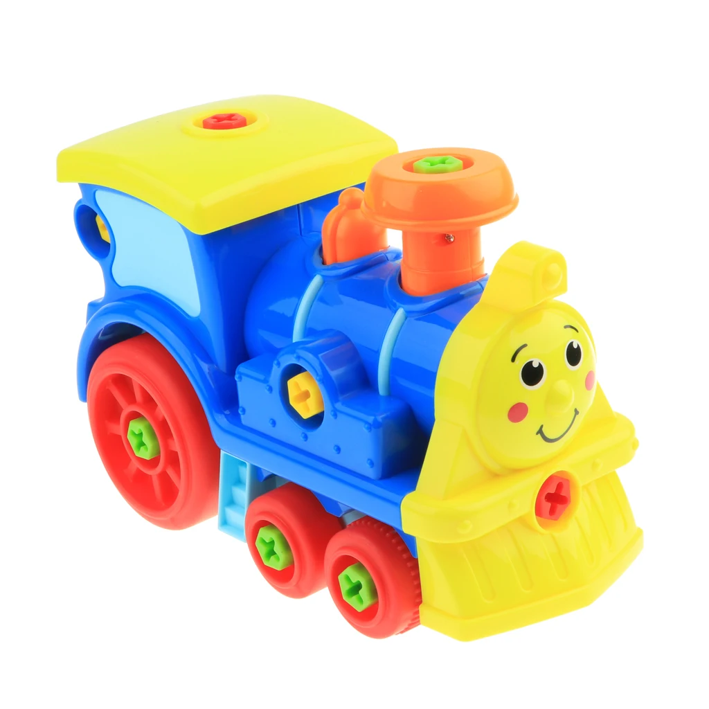 Take Apart Constructions Vehicles Toys - Assemble RC remote control Engineering Truck w/ Electric Drill Tool Kit Screwing Block