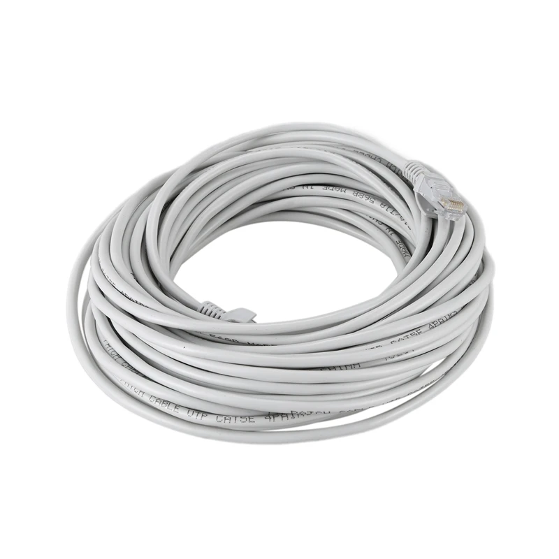 

ABHU-15M 50FT RJ45 CAT5 CAT5E Ethernet LAN Network Cable + Plug Connector Adapter