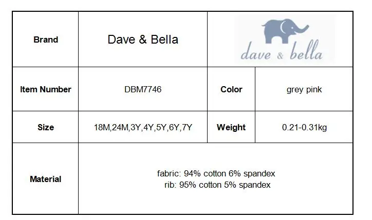 Dave bella/DBM7746; осеннее модное пальто для маленьких девочек; детская верхняя одежда; Милая одежда высокого качества для малышей