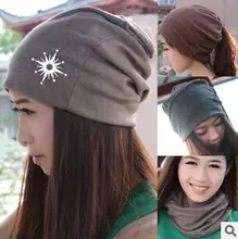 exo kpop peripheral hat winter models primary Yin same paragraph solid piles of white Yin wool cap hat lovers