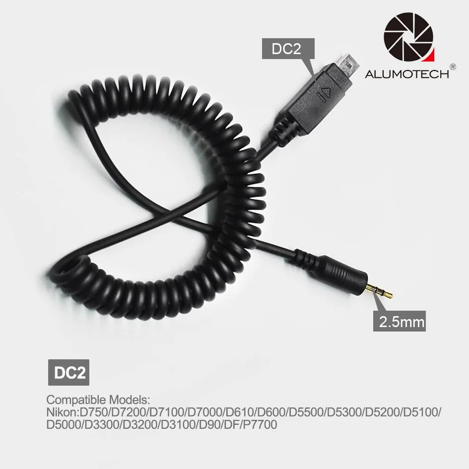 

For Camera Nikon D750 D7200 D610 D5500 D5200 D5100 etc DC2 Shutter Release Cable