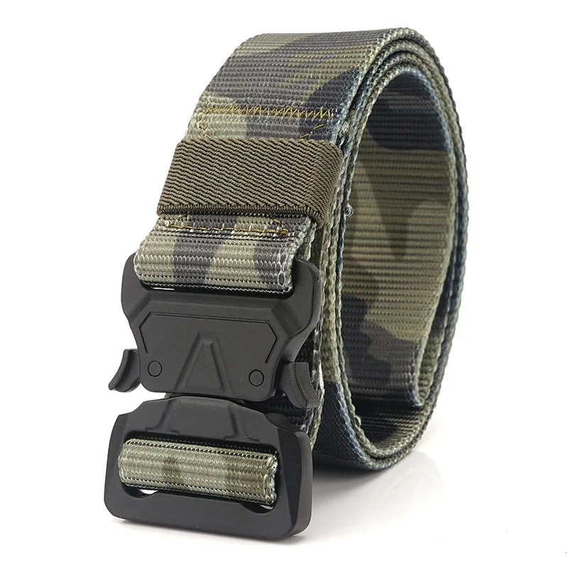 

Camouflage Nylon Belt Men Army Tactical Belt Molle Military SWAT Combat Belts Emergency Survival Waist Tactical Gear ceintures