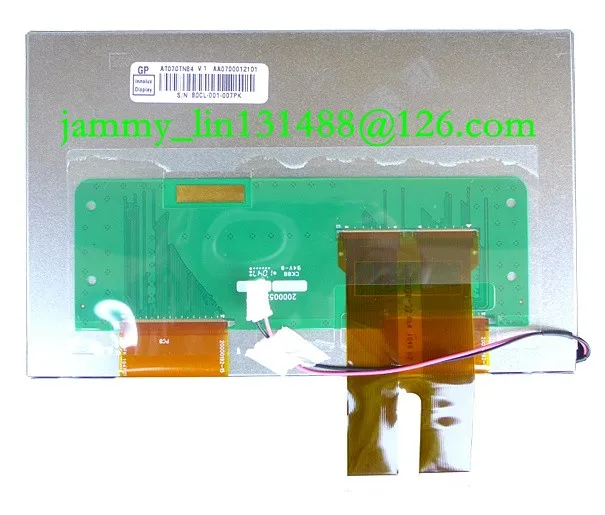 Абсолютно новый 7-дюймовый двойной 30pin ЖК-экран AT070TN84 V.1 20000531-00 для Camry