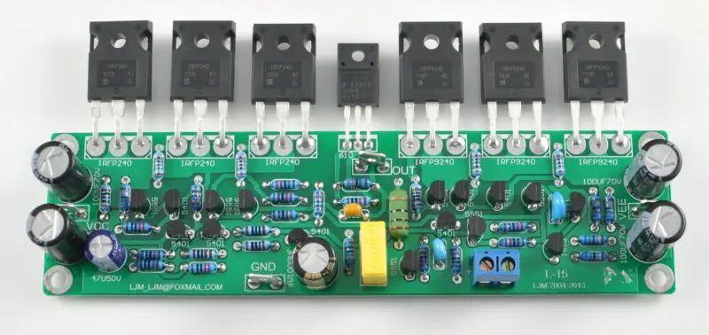 Assembled L15 MOSFET amplifier board 2 channel AMP ... 1000w amplifier circuit using transistor 