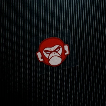 

NO.LS042 Free shipping Trunk Monkey Reflective Sticker 3M Car Stickers&Decals MOTO GP Bike Helmet Windshield ATV