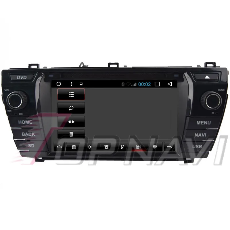 Topnavi " 4 ядра Android 7,1 автомобиль gps навигации для TOYOTA Corolla Авто Радио DVD мультимедиа аудио стерео двойной Din