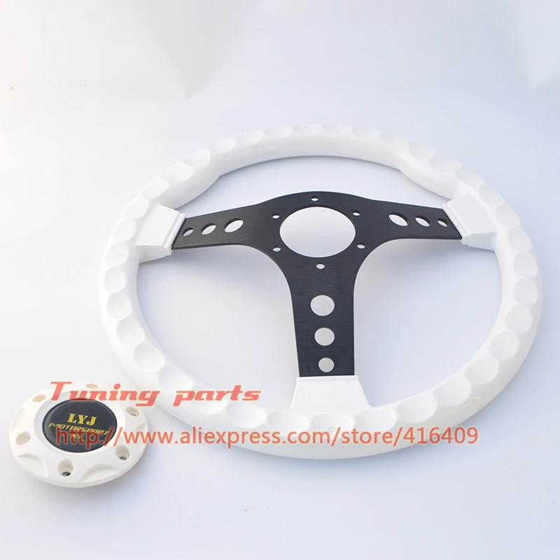 White car steering wheel ABS (5)