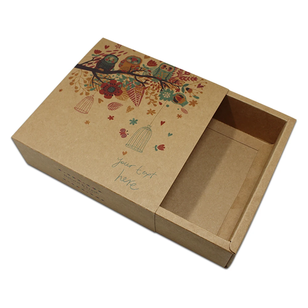 20 шт./партия, вечерние коробки в форме шуфляды, упаковка для животных/цветов, подарочная коробка для шоколада, бумажная коробка для украшений, Органайзер