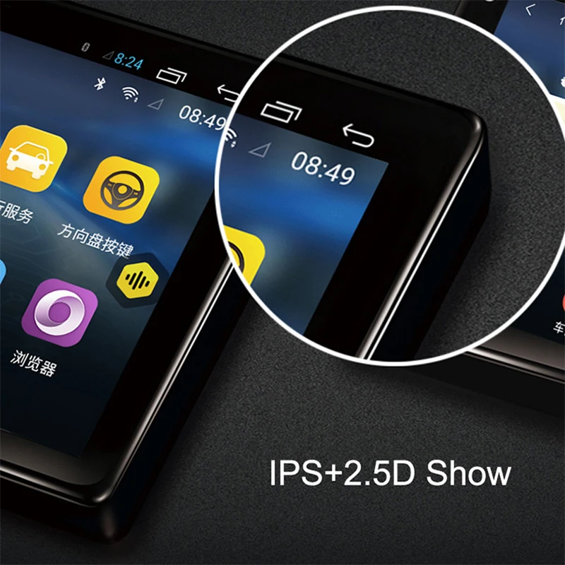 Best 9inch IPS and 2.5D Touch Screen Android 8.1 Car DVD GPS Navigation for Ford S-Max Galaxy 2007 2008 Radio Audio Stereo 4