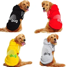 Pet Coat Jacket Dog Clothing Sports Hoodie for Big Dogs Pitbull Golden Retriever Outfits Pet sports sweater Dog Clothes Winter 