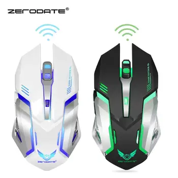 

ZERODATE X70 Backlit USB Wireless Rechargeable Gaming Mouse Adjustable 2400DPI With 600mA Built-in Battery
