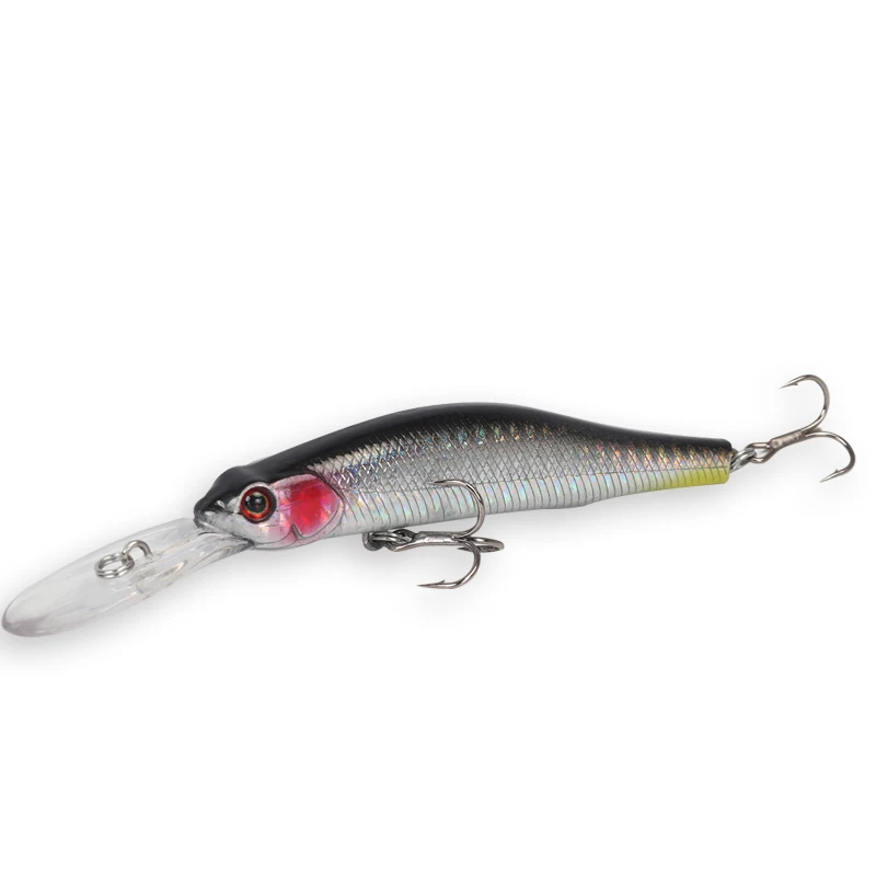 1 шт. Minnow 3D рыболовные приманки (12 см) 13 5g лазерный жесткая искусственная приманка