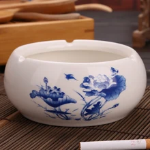 Керамическая пепельница Европейская большая мода простая китайская домашняя мебель стол Longquan офисная пепельница